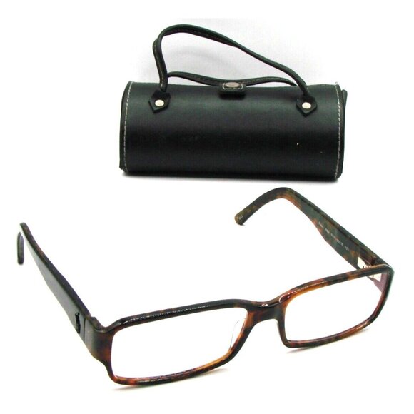 Polo Ralph Lauren Full Rim Eyeglass Frames 55-16-135 Tortoise Shell Brown w/Case - Picture 1 of 12
